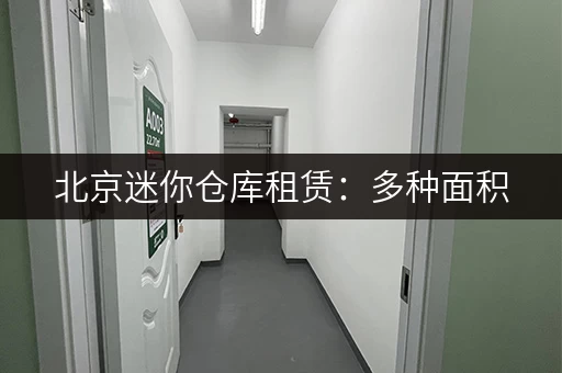 北京迷你仓库租赁：多种面积，灵活租期，满足您的需求