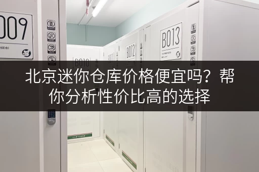 北京迷你仓库价格便宜吗？帮你分析性价比高的选择