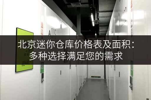 北京迷你仓库价格表及面积：多种选择满足您的需求