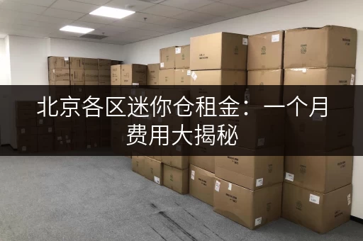 北京各区迷你仓租金：一个月费用大揭秘