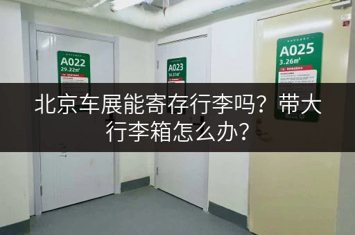 北京车展能寄存行李吗？带大行李箱怎么办？