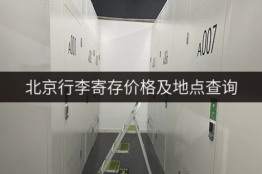 北京行李寄存价格及地点查询，如何选择合适的寄存方式？
