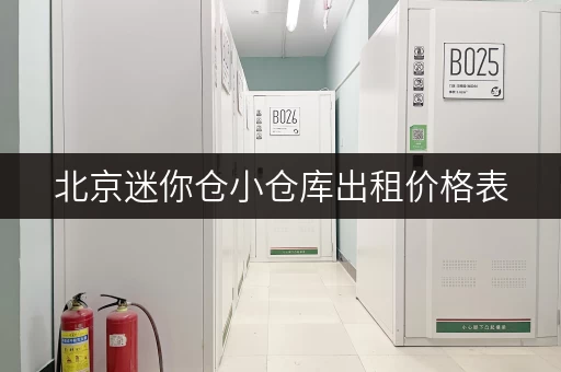 北京迷你仓小仓库出租价格表，超划算！