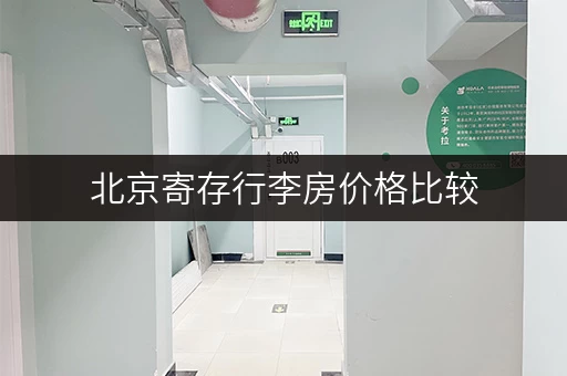 北京寄存行李房价格比较，哪家性价比最高？如何选择？