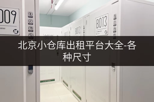 北京小仓库出租平台大全-各种尺寸，满足您的需求！