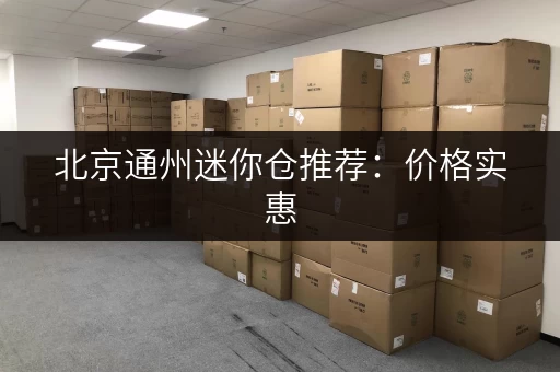北京通州迷你仓推荐：价格实惠，空间灵活