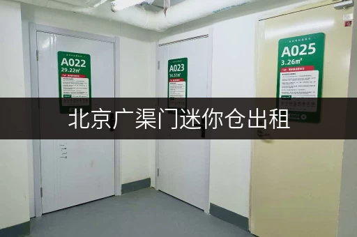 北京广渠门迷你仓出租，价格便宜，安全可靠！