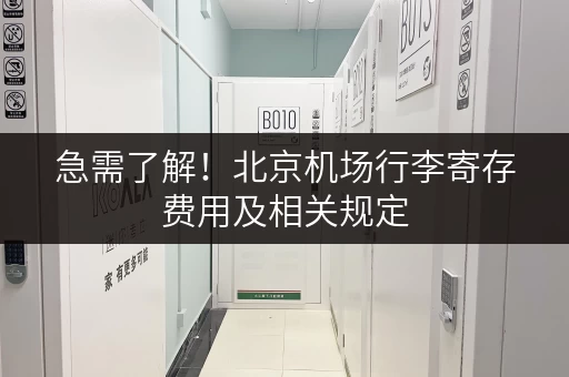 急需了解！北京机场行李寄存费用及相关规定