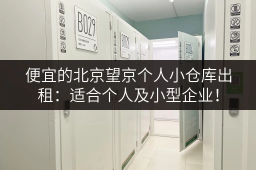 便宜的北京望京个人小仓库出租：适合个人及小型企业！