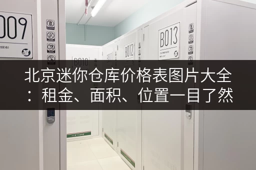 北京迷你仓库价格表图片大全：租金、面积、位置一目了然