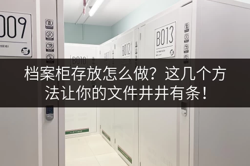 档案柜存放怎么做？这几个方法让你的文件井井有条！