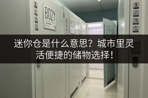 迷你仓是什么意思？城市里灵活便捷的储物选择！