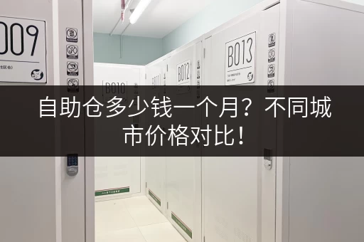自助仓多少钱一个月？不同城市价格对比！