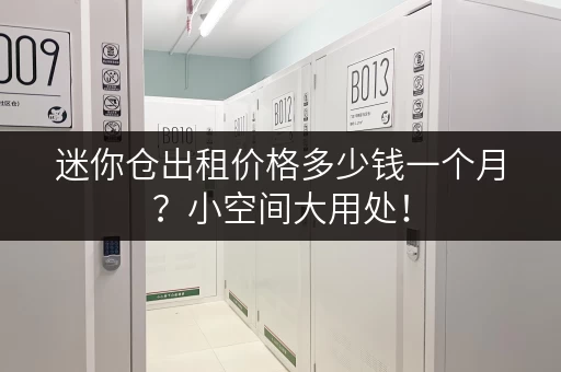 迷你仓出租价格多少钱一个月？小空间大用处！