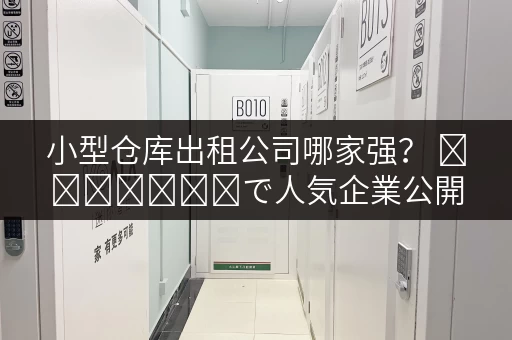 小型仓库出租公司哪家强？ স্থানীয়で人気企業公開！