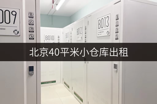 北京40平米小仓库出租，满足您各种存储需求