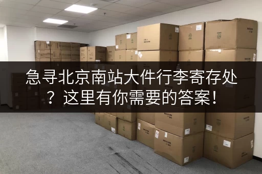 急寻北京南站大件行李寄存处？这里有你需要的答案！