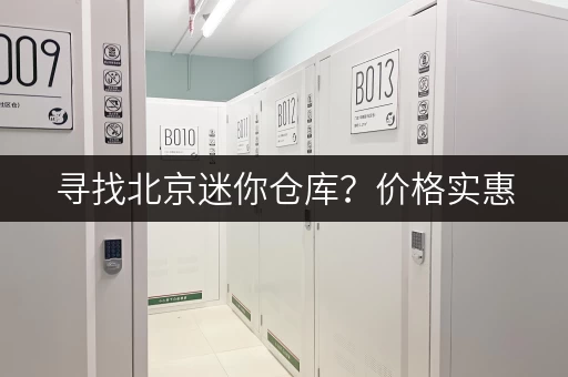寻找北京迷你仓库？价格实惠，安全可靠！