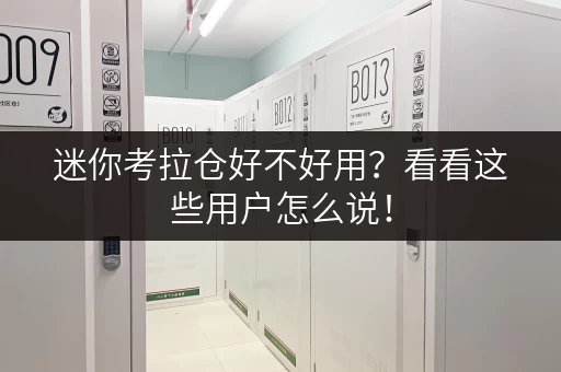 迷你考拉仓好不好用？看看这些用户怎么说！