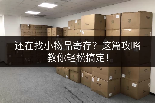 还在找小物品寄存?这篇攻略教你轻松搞定! 还在找小物品寄存?这篇攻略教你轻松搞定!