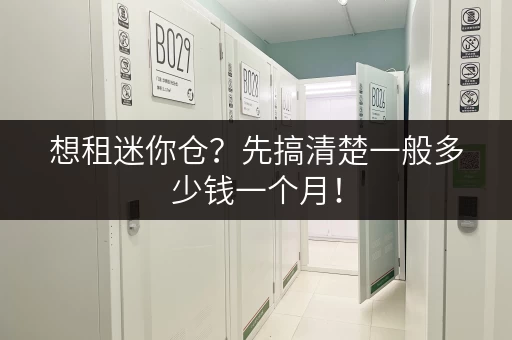想租迷你仓？先搞清楚一般多少钱一个月！