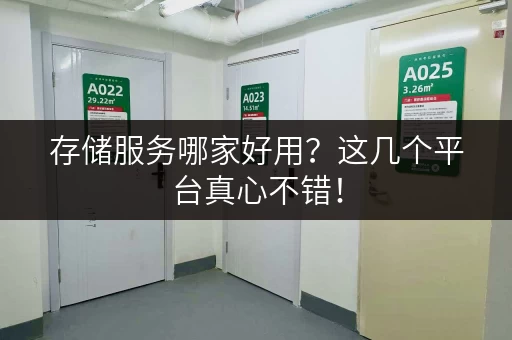 存储服务哪家好用?这几个平台真心不错! 存储服务哪家好用?这几个平台真心不错!