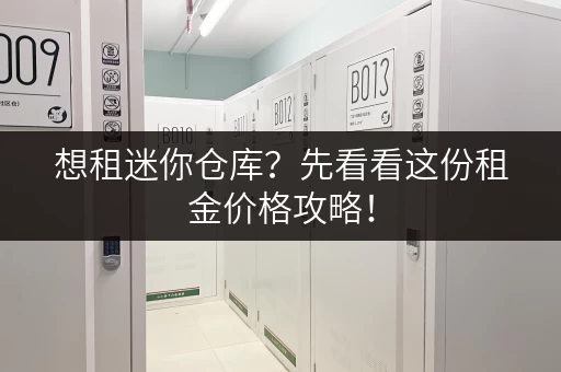 想租迷你仓库？先看看这份租金价格攻略！
