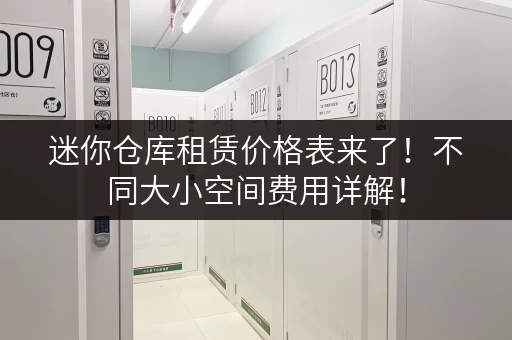 迷你仓库租赁价格表来了！不同大小空间费用详解！