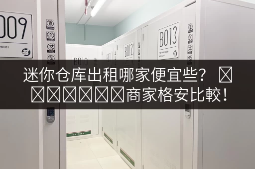 迷你仓库出租哪家便宜些？ স্থানীয়商家格安比較！
