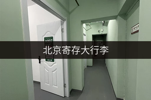 北京寄存大行李，轻松游玩首都，省心又便捷！