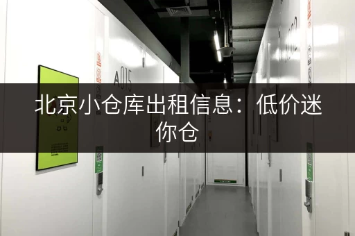 北京小仓库出租信息：低价迷你仓，安全可靠，多种面积可选