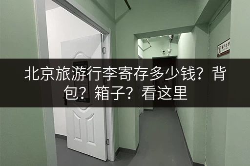 北京旅游行李寄存多少钱？背包？箱子？看这里