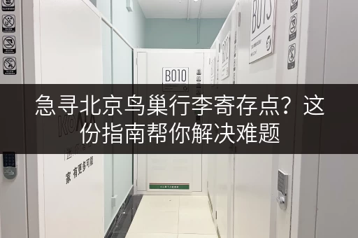 急寻北京鸟巢行李寄存点？这份指南帮你解决难题