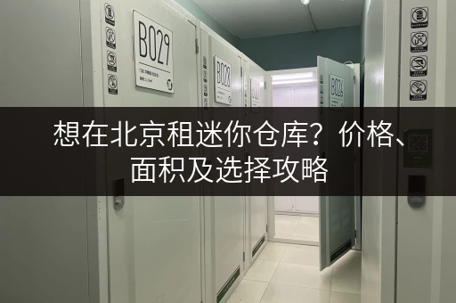 想在北京租迷你仓库？价格、面积及选择攻略