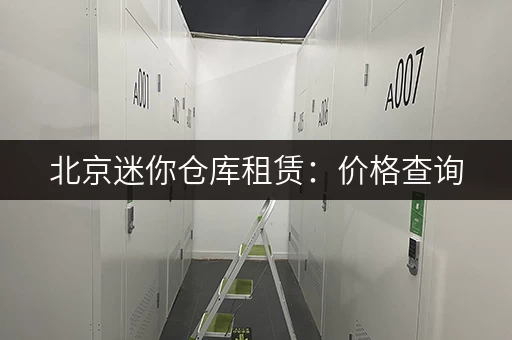 北京迷你仓库租赁：价格查询，帮你找到合适的迷你仓库