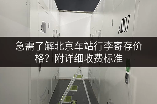 急需了解北京车站行李寄存价格？附详细收费标准