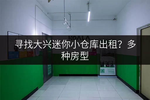 寻找大兴迷你小仓库出租？多种房型，满足您的一切需求！