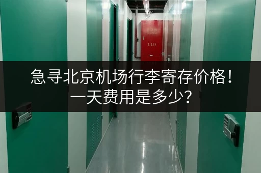 急寻北京机场行李寄存价格！一天费用是多少？