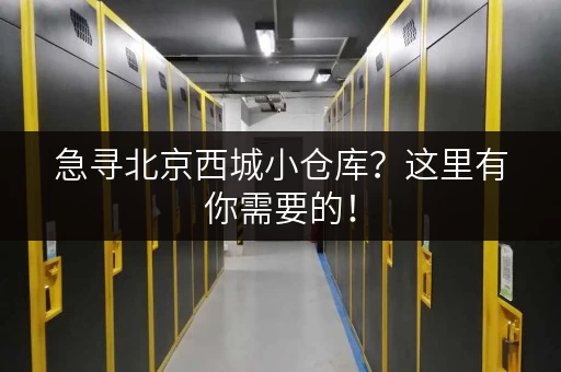 急寻北京西城小仓库？这里有你需要的！