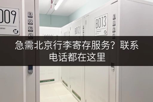 急需北京行李寄存服务？联系电话都在这里