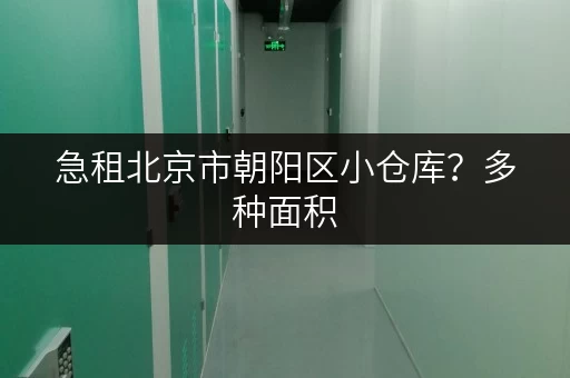 急租北京市朝阳区小仓库？多种面积，多种价格，任您挑选
