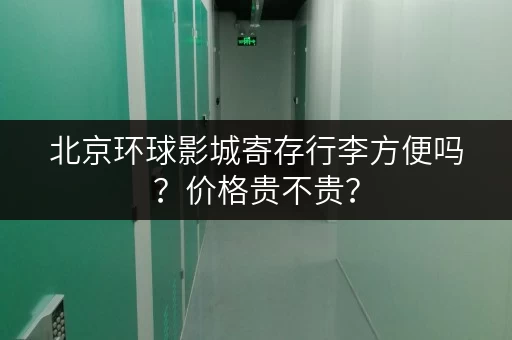北京环球影城寄存行李方便吗？价格贵不贵？