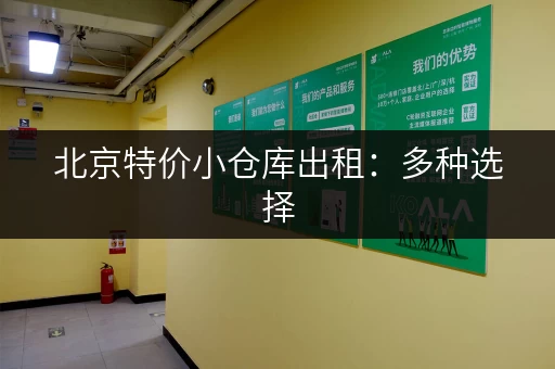 北京特价小仓库出租：多种选择，满足您的存储需求
