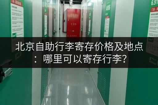 北京自助行李寄存价格及地点：哪里可以寄存行李？