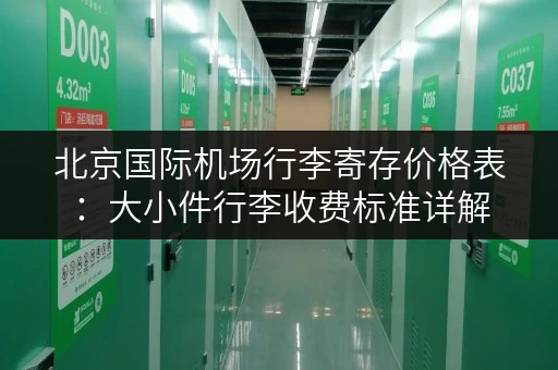 北京国际机场行李寄存价格表：大小件行李收费标准详解