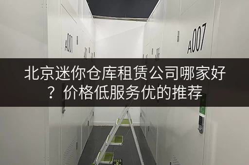 北京迷你仓库租赁公司哪家好？价格低服务优的推荐