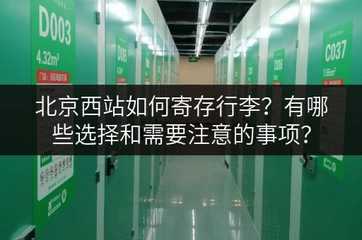 北京西站如何寄存行李？有哪些选择和需要注意的事项？