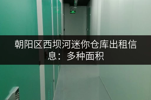 朝阳区西坝河迷你仓库出租信息:多种面积,任您挑选! 朝阳区西坝河迷你仓库出租信息:多种面积,任您挑选!