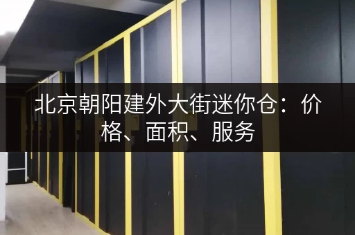 北京朝阳建外大街迷你仓:价格、面积、服务,一次搞定! 北京朝阳建外大街迷你仓:价格、面积、服务,一次搞定!