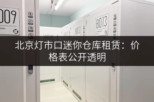 北京灯市口迷你仓库租赁：价格表公开透明，方便快捷